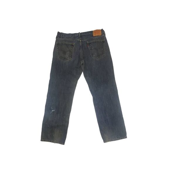 Levis 559 Mens Relaxed Fit Straight Leg Jeans Medium Wash Cotton - Picture 2 of 7
